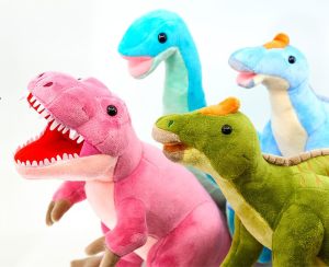 恐竜のぬいぐるみの写真